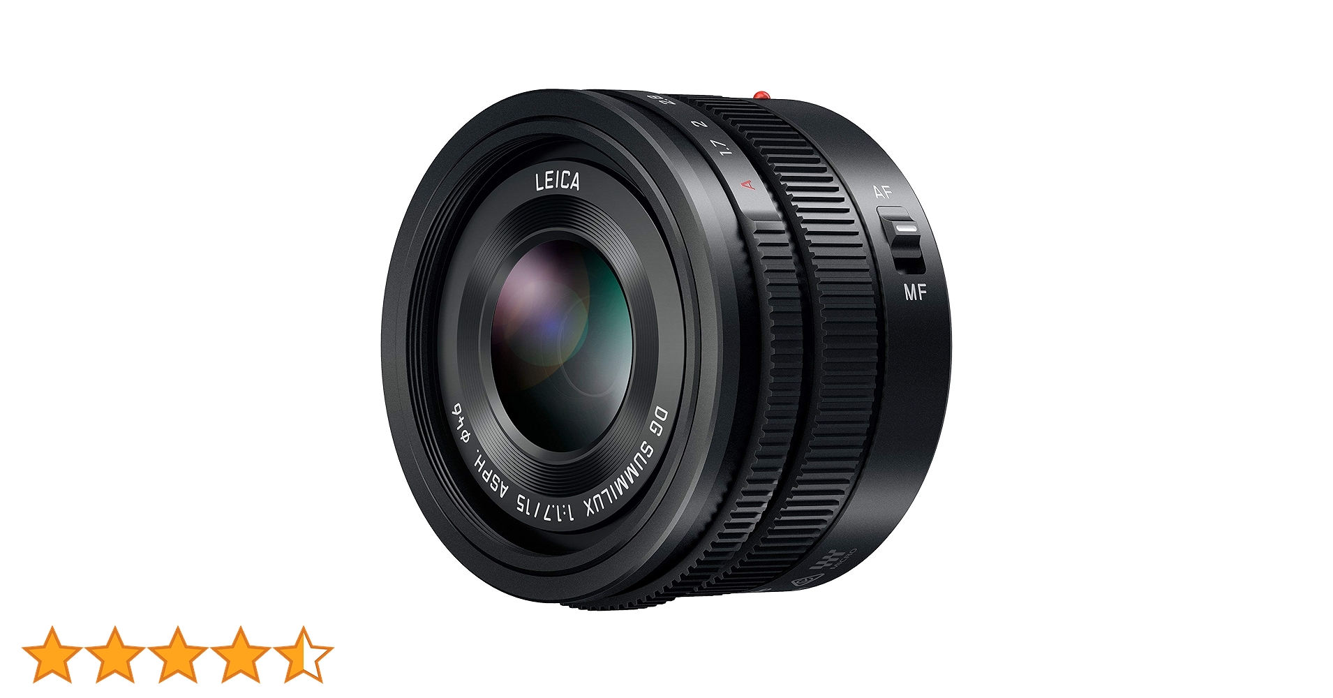 Panasonic H-X015-K Monofocal Wide Angle Lens for Micro Four